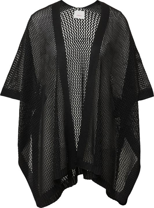 Produktbild s.Oliver Indoor-Poncho Leichter Strickponcho (One Size)