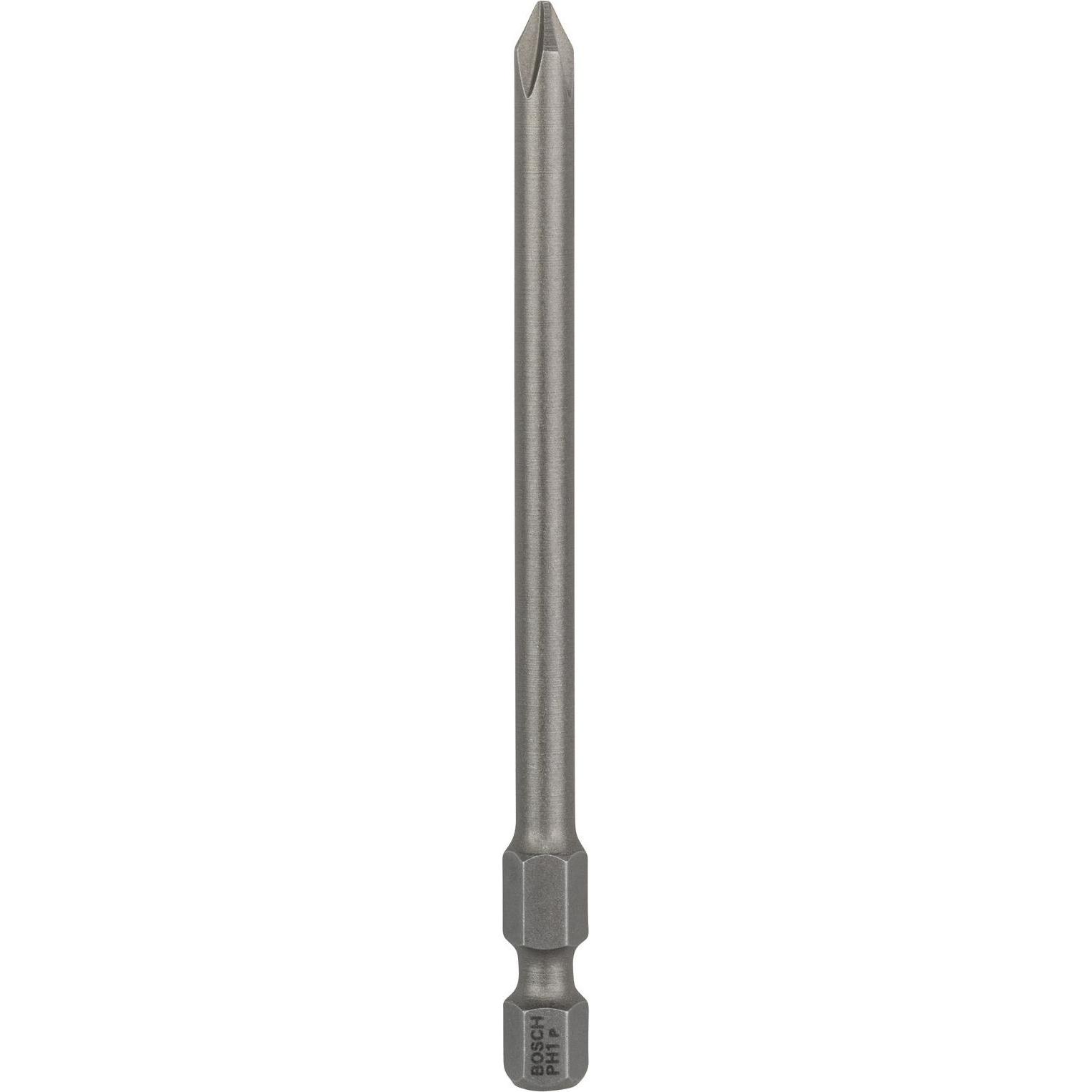 Bosch Professional Zubehör, Bits, Schrauberbit Extra-Hart PH 1, 89 mm, 3er-Pack (Kreuz Phillips PH M1)