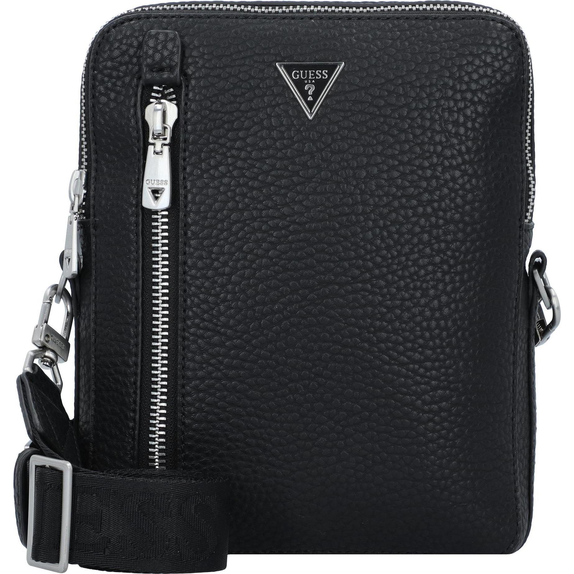 Guess, Handtasche, Torino Umhängetasche 20 cm, Schwarz