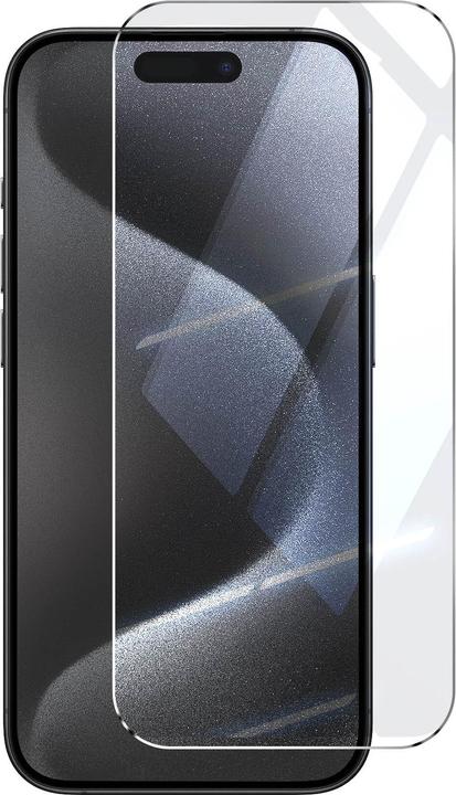 Actual product image Mayaxess CrystalGuard screen film (1 pcs., Apple iPhone 15 Pro)