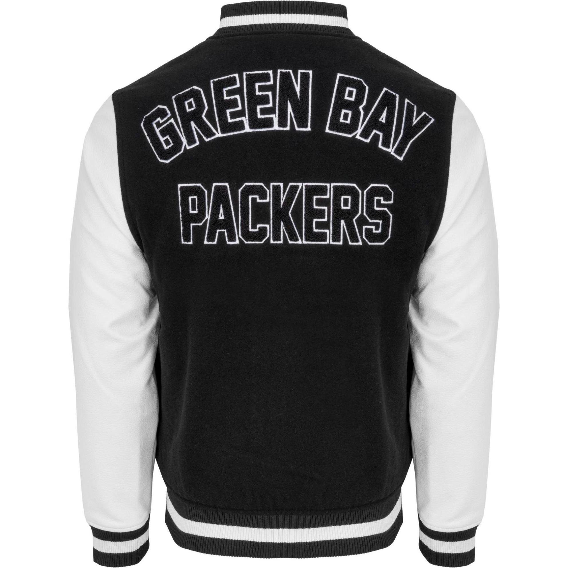 Thumbnail - New Era, Herren, Jacke, Varsity NFL SIDELINE Jacke - Green Bay Packers - XXL (XXL), Schwarz, XXL