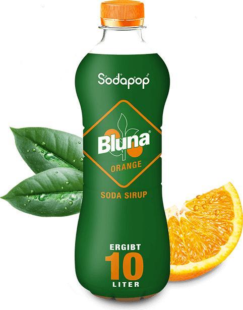 Mysodapop BLUNA Orange Syrup 500ml for 10 litres