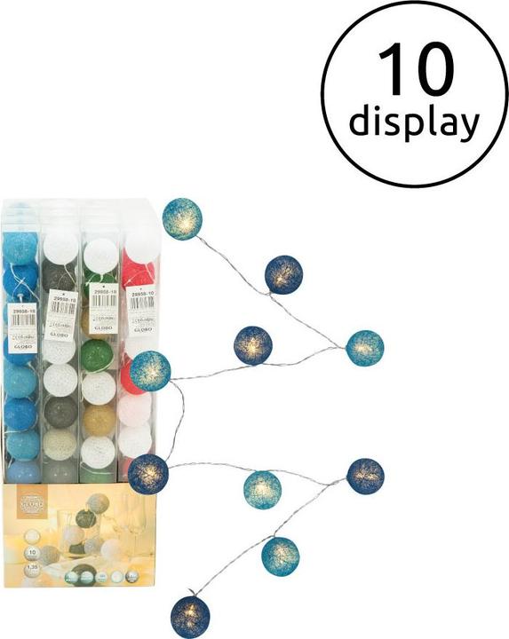 Actual product image Globo LED light chain Venuto (1.35 m)