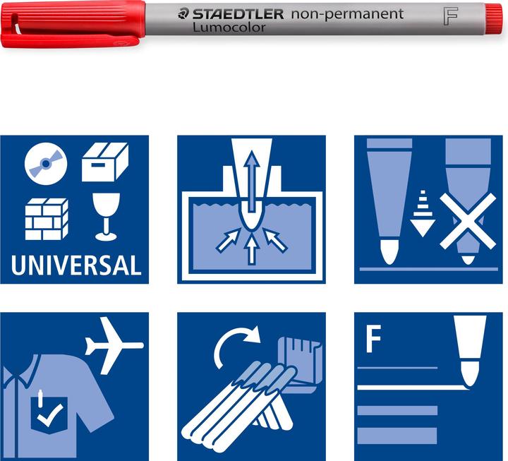 Produktbild Staedtler Lumocolor non-permanent (10 x)