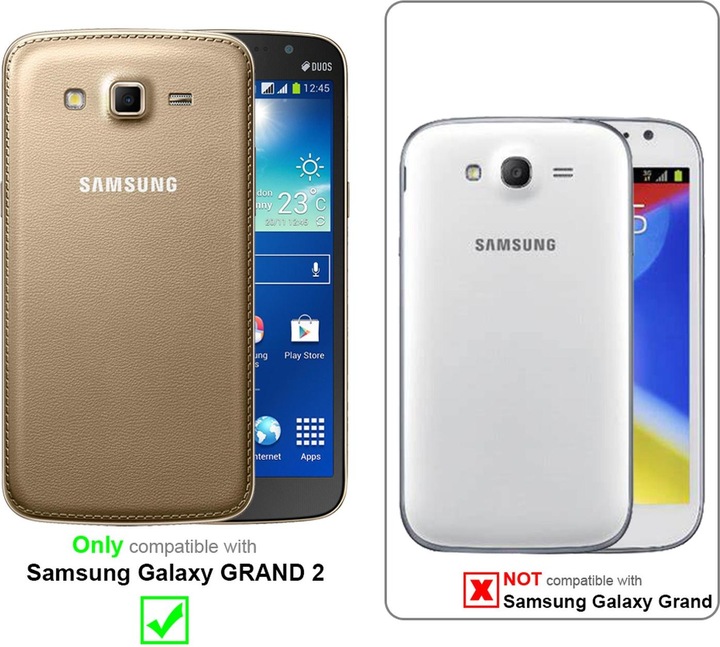 Actual product image Cadorabo Display protection glass (1 Piece, Samsung Galaxy Grand 2)
