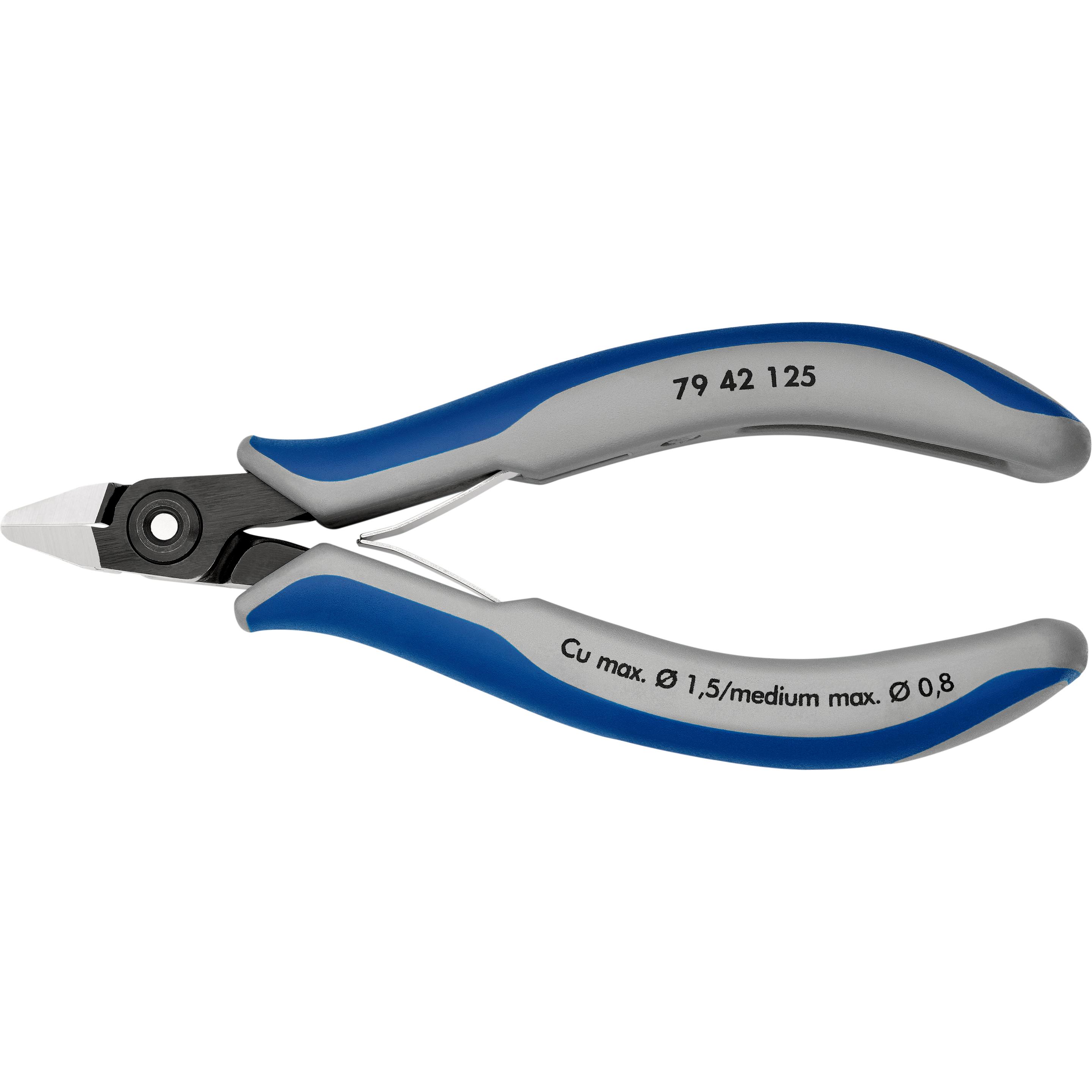 Knipex, Bolzenschneider + Seitenschneider, Präzisions-Elektronik-Seitenschneider (125 mm)