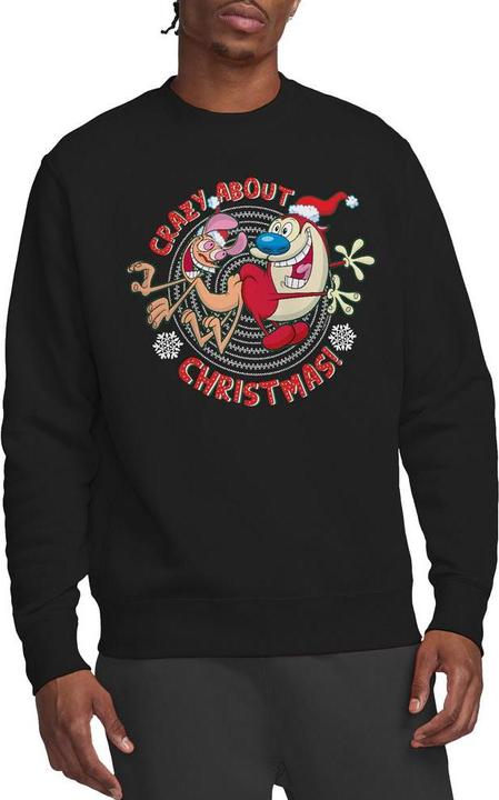 Produktbild Ren & Stimpy Crazy About Christmas Sweatshirt (XL)