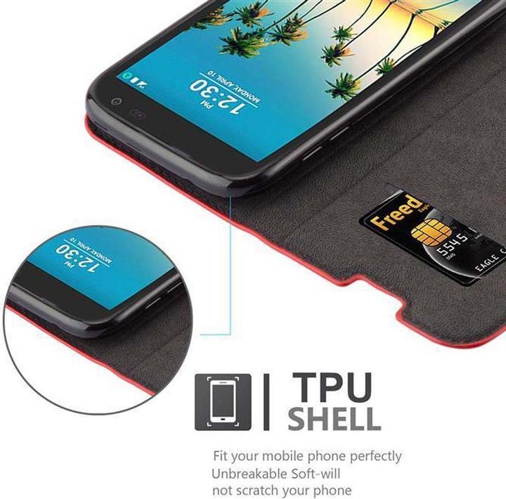 Productafbeelding Cadorabo Boek Onzichtbare Magneethoes (LG K3)