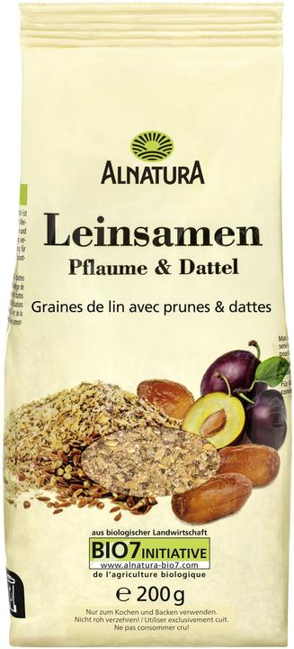 Alnatura Bio Leinsamen Pflaume & Dattel (200 g)