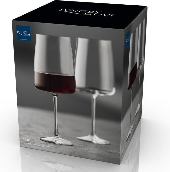Produktbild Lyngby Glas - Eco Crystal - Zero Red wine glass 54 cl - 4 stk (54 cl, 4 Gläser, Rotweingläser)
