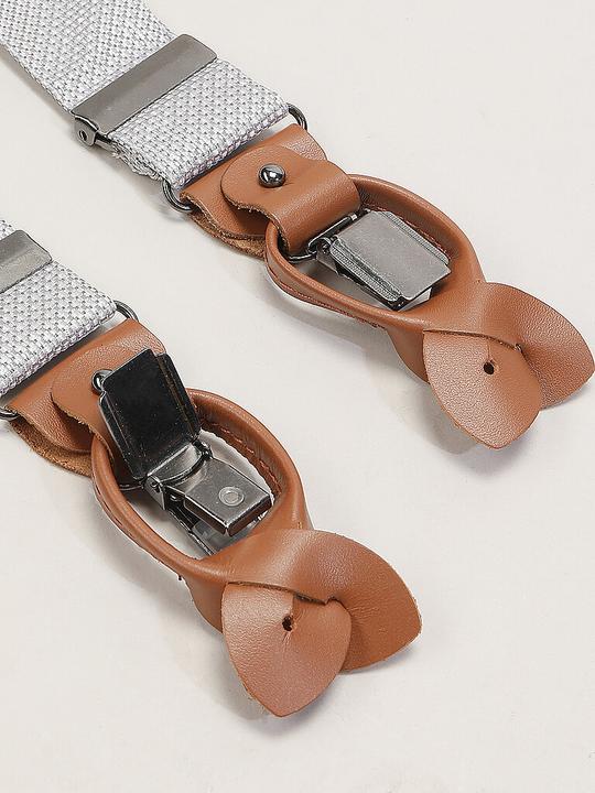 Actual product image Seidenfalter Hosenträger Set Knopf-Clips