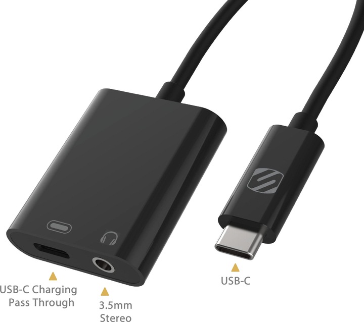 Produktbild Scosche StrikeLine (USB Typ C, 3.5mm Klinke, USB Typ C)