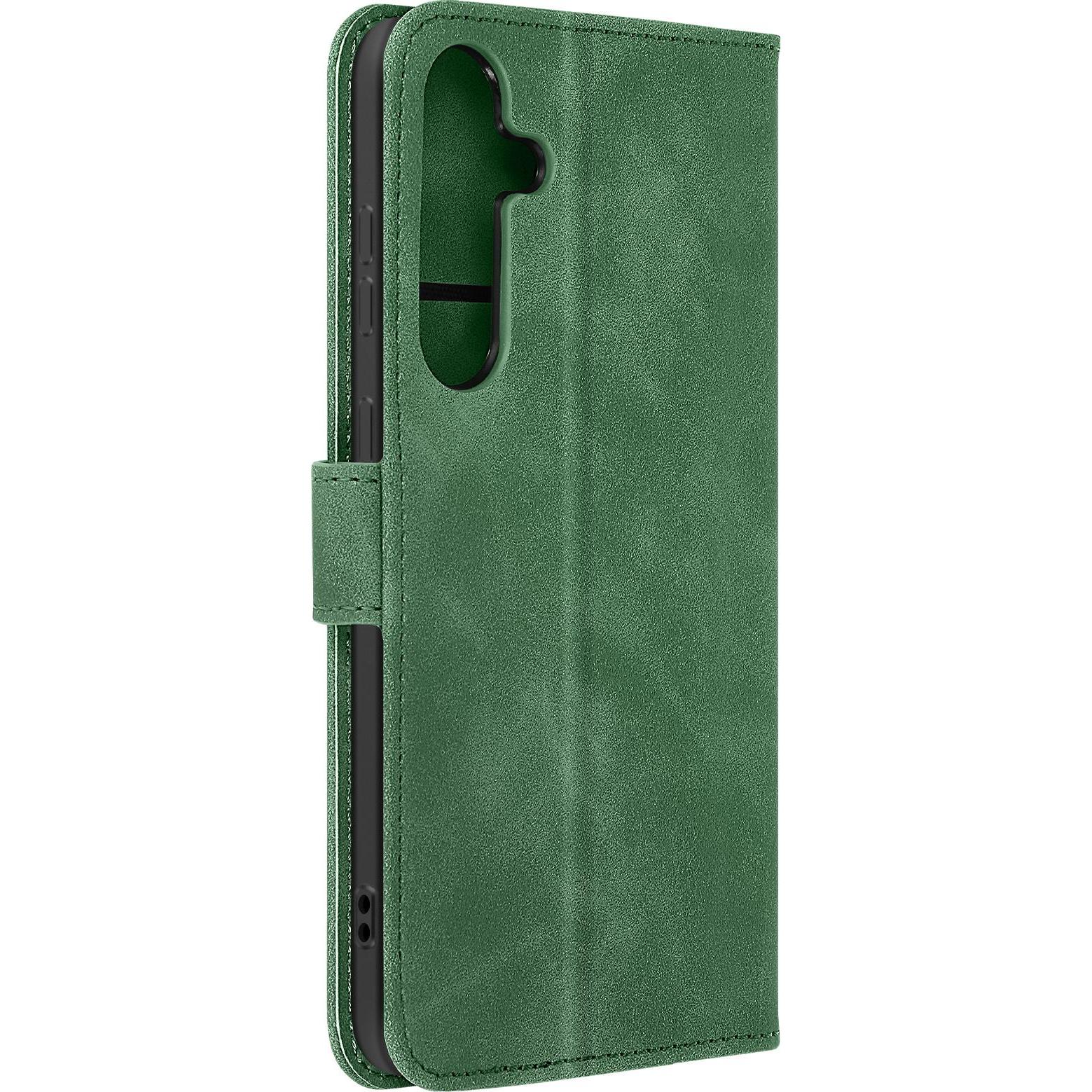 Thumbnail - Avizar Tender Book Series (Samsung Galaxy S24+), Smartphone Hülle, Grün