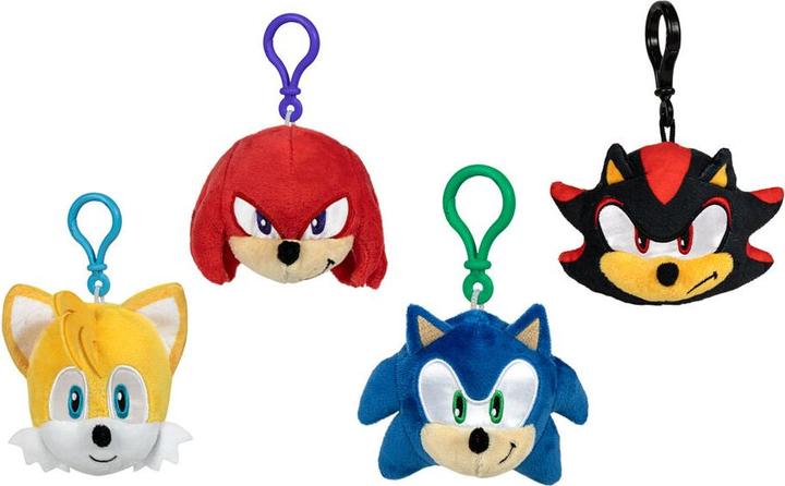 Actual product image Play by Play Sonic the Hedgehog assorted plush keychain 10cm
