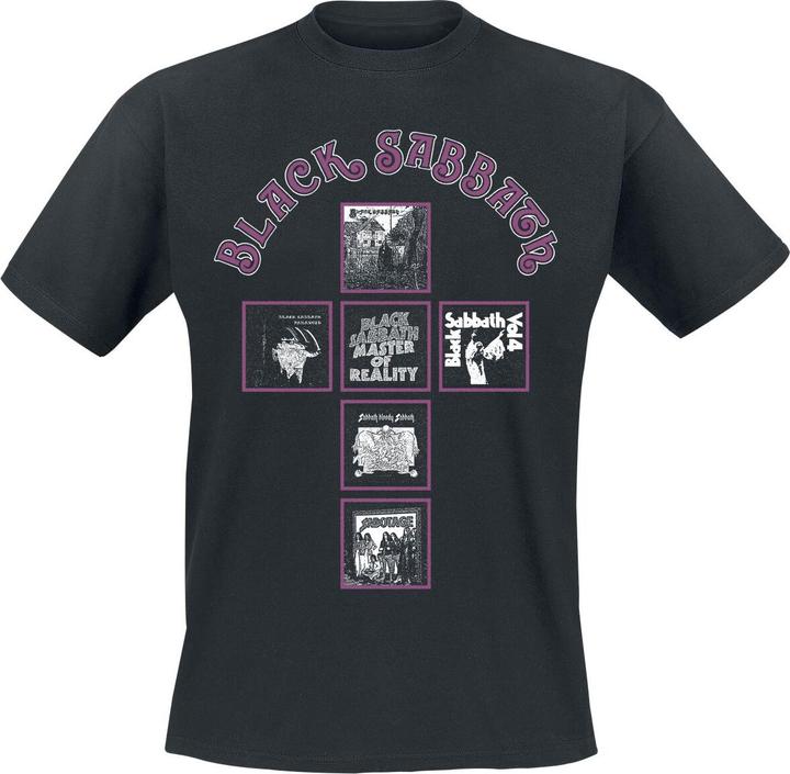 Produktbild Black Sabbath Album Covers Cross (S)