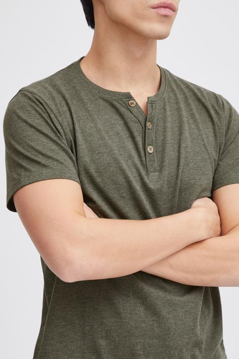 Immagine prodotto Solid Volker T-Shirt A Maniche Corte Maglietta Da Uomo Con Collo Grandad (L)
