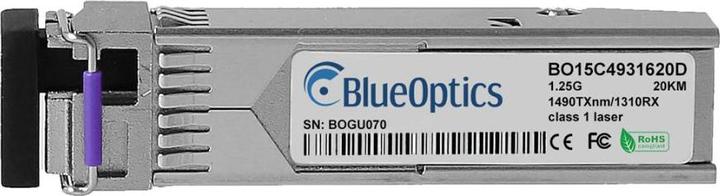 Actual product image CBO Ubiquiti Networks SFP-BIDI-1490-10 Compatible BlueOptics SFP BO15C4931620D