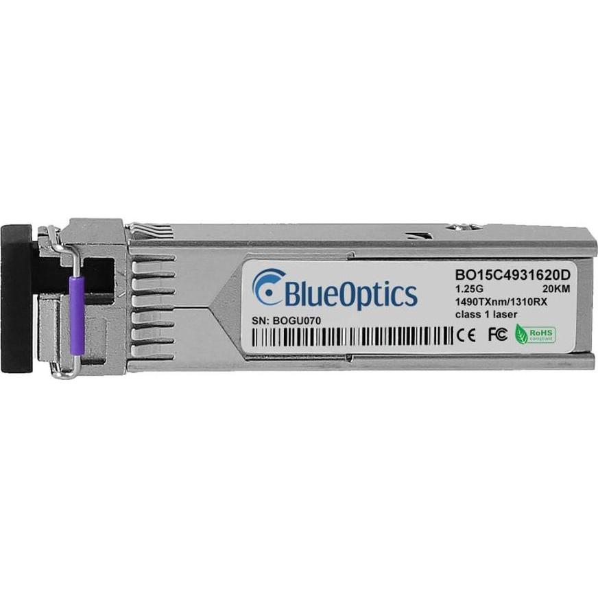 Blueoptics Ruckus E1MG-BXD Sfp Compatibile BO15C4931620D, Ricetrasmettitore, Argento