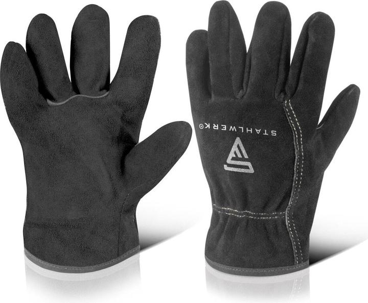 Image du produit Stahlwerk Gants de soudeur résistants à la chaleur en croûte de cuir de haute qualité (XL)