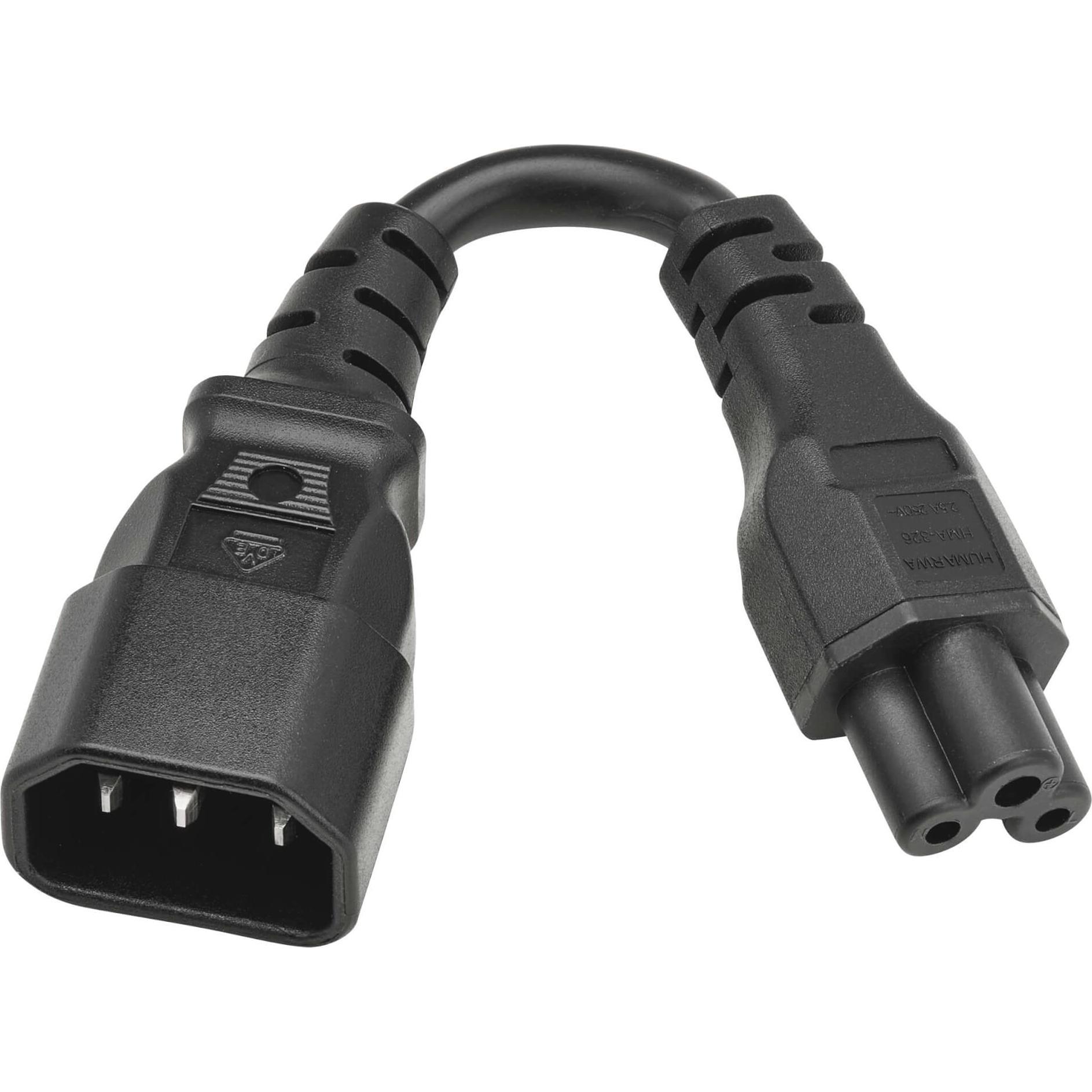 Eaton, Verlängerungskabel, POWER CABLE C14 TO C5 H05VV-F (0.15 m, C5, C14)