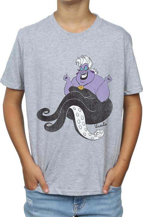 Actual product image Disney Boys The Little Mermaid Classic Ursula T-Shirt (128)