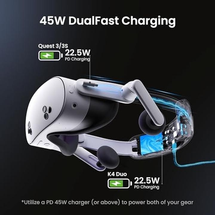 Produktbild KIWI design K4 Duo Audio Head Strap mit Akku