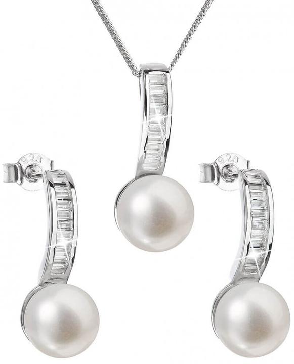 Immagine prodotto Evolution Group - Luxury silver set with genuine pearls Pavon 29019.1 (L)