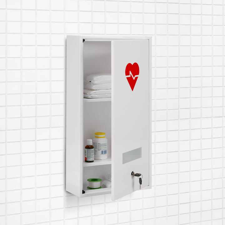 Image du produit Relaxdays Armoire à pharmacie (30 x 12 x 60 cm)