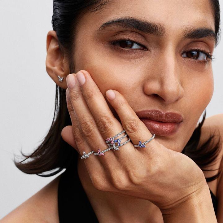 Produktbild Pandora Funkelnder Schmetterlingsring (52, 925 Silber)