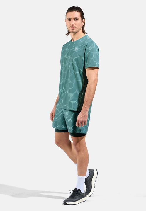 Produktbild Odlo T-shirt crew neck s/s ZEROWEIGHT CHILL-TEC PRINT (M)