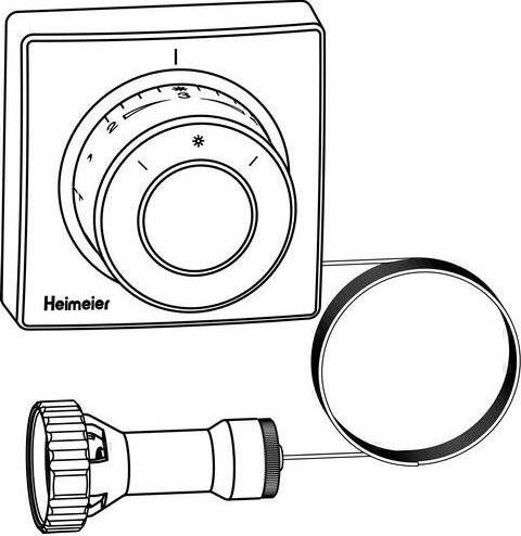 Actual product image Heimeier Thermostatic head F