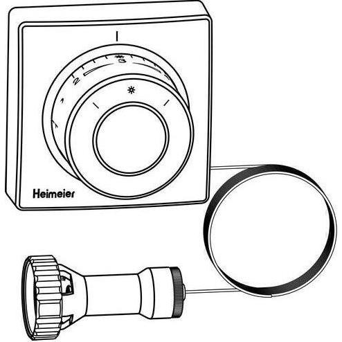 Thumbnail - Heimeier Thermostat-Kopf F, Thermostat, Weiss