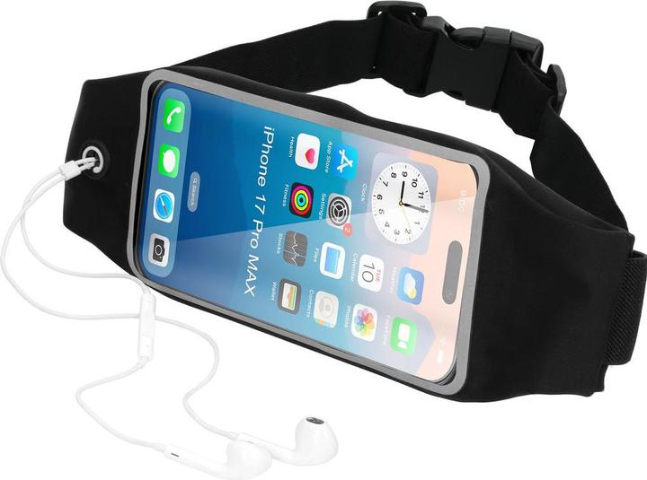 Mobiparts Comfort Fit Sport Belt Apple iPhone 17 Pro Max Black