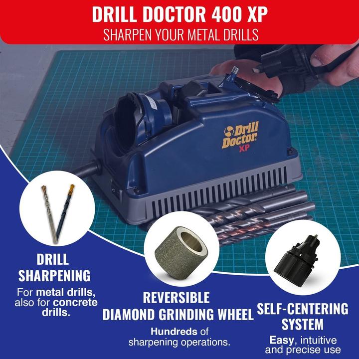 Produktbild Tivoly Drill sharpening machine Drill Doctor 400 2.5> 13 mm, 118 ° angle (Bohrerschärfer)