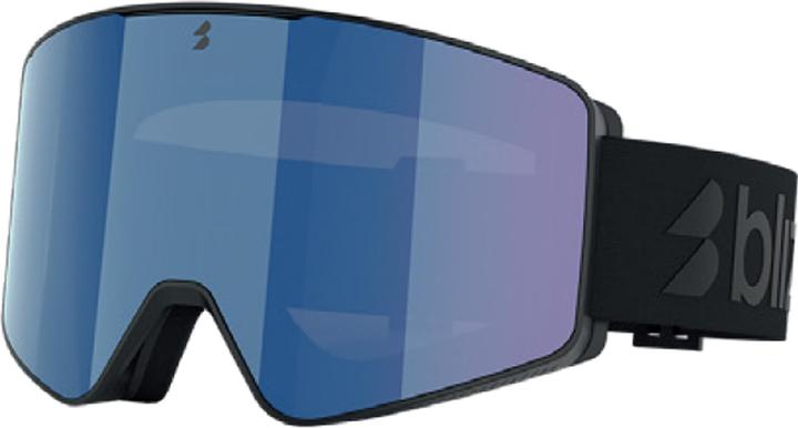 Brown w Blue multi, Matte Black