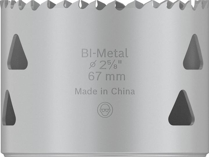 Actual product image Bosch Professional Zubehör PRO Multi material hole saw, 67 mm, with thread (67 millimetres)