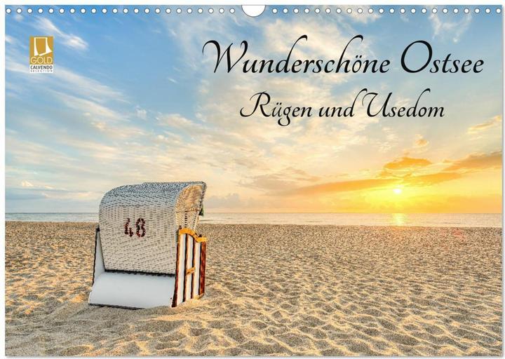 Produktbild Wunderschne Ostsee Rgen und Usedom (Wandkalender 2026 DIN A3 quer), Monatskalender (A3, Deutsch)