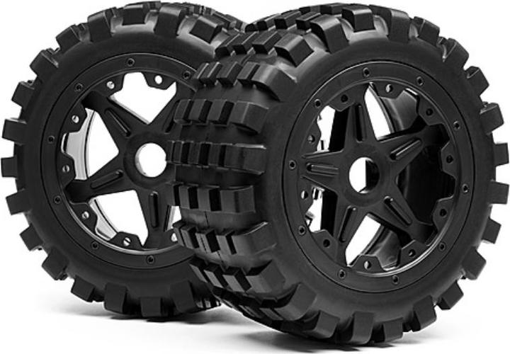 Maverick Blackout Xb Mounted Wheel And Tyre Set (rear) Pr