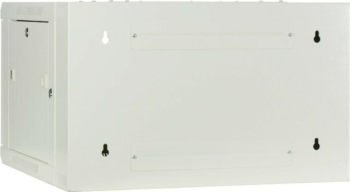 Produktbild Dsit 6 HE Serverschrank, wendbares Wandgehäuse mit Glastür, Weiss (BxTxH) 600 x 600 x 368mm (6 HE, 19 Zoll Rack)