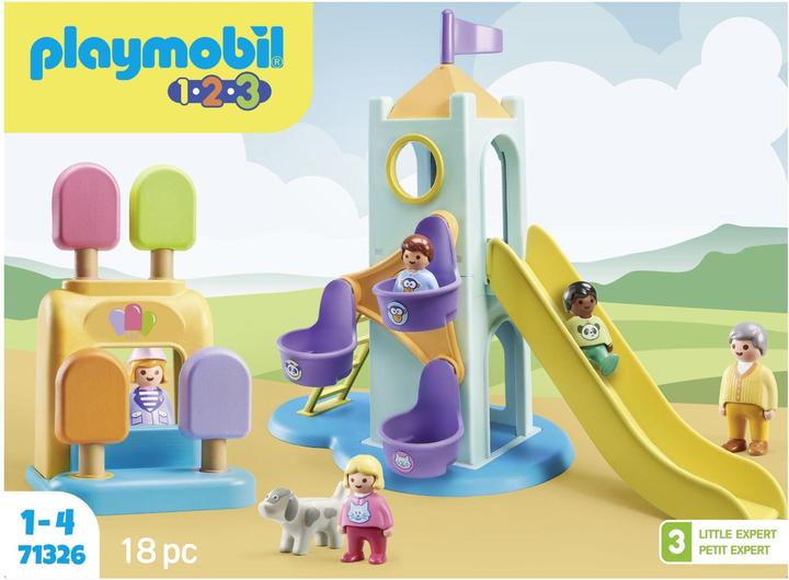 Actual product image Playmobil Adventure tower with ice cream stand (71326, Playmobil 1.2.3)