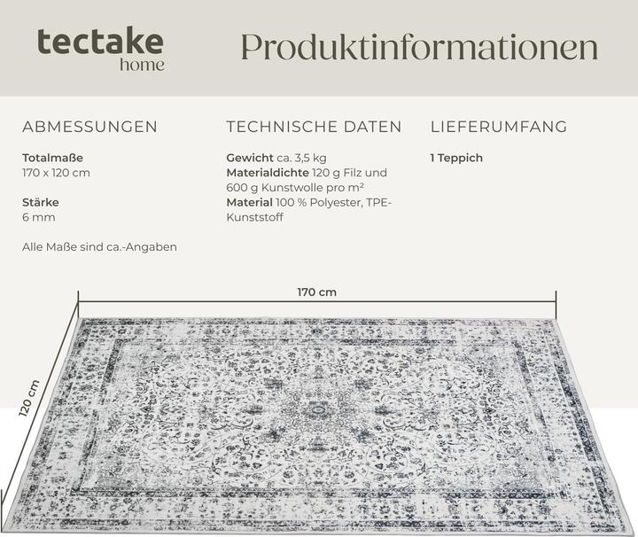 Produktbild tectake Aliya (170 x 120 cm)