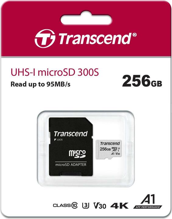 Produktbild Transcend USD300S (256 GB, microSDXC, U3, UHS-I)