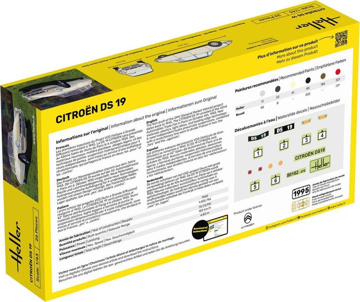 Image du produit Heller Citroën DS 19