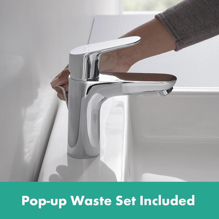 Actual product image hansgrohe Focus single-lever basin mixer 100 CoolStart with pop-up waste