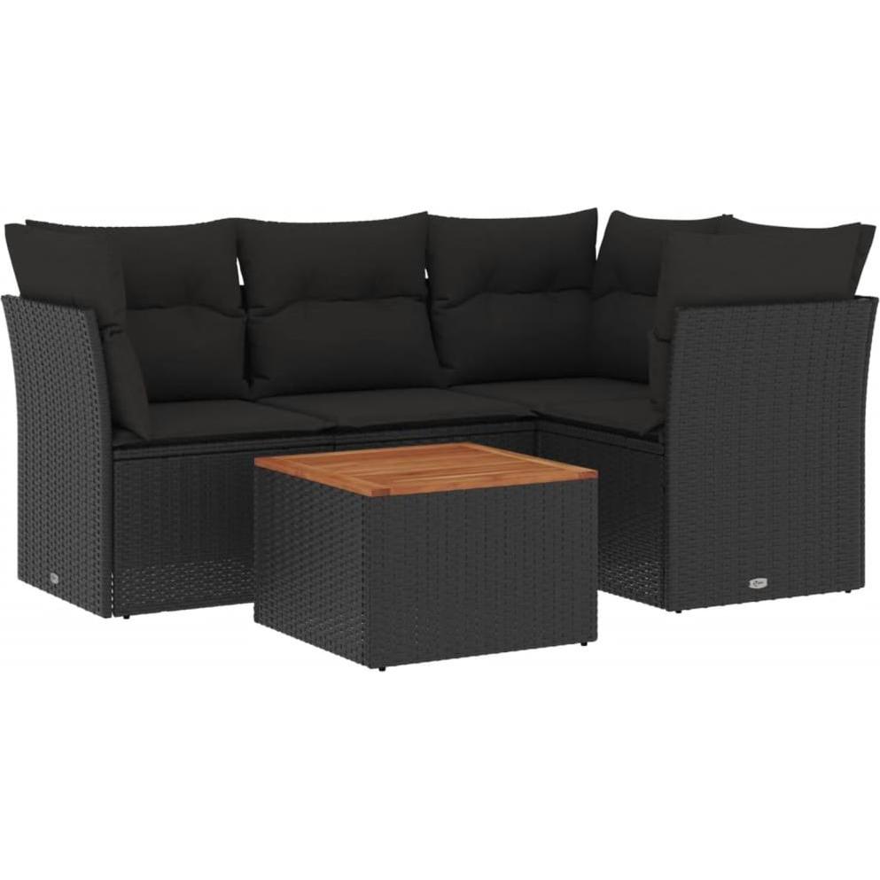 VidaXL, Gartenlounge, 10-tlg. Garten-Lounge-Set mit Kissen
