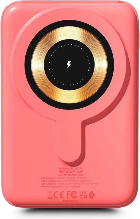 Image du produit Urban Factory WIFI MAGNEE POWERBANK 10.000MAH CORAL (10000 mAh)
