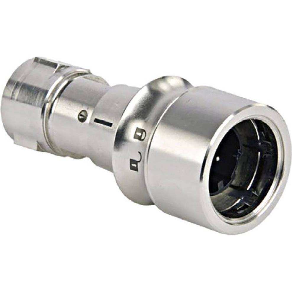 Bulgin PXM6010/03S/CR/0507/SN Rundsteckverbinder Kupplung, gerade Gesamtpolzahl:, Elektronikkabel + Stecker, Silber