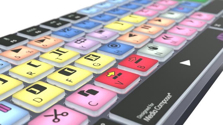 Produktbild Logickeyboard Avid Media Composer - Clas. Titan UK (Mac) (Keyboard)