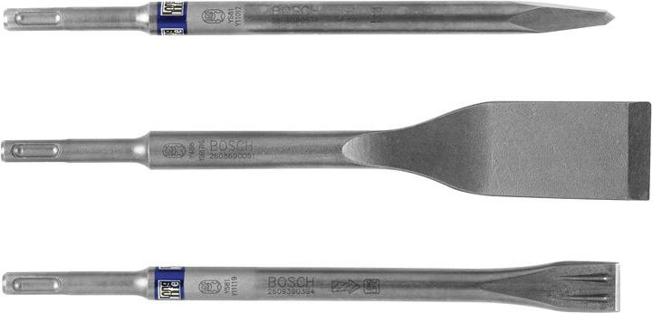 Produktbild Bosch Professional Zubehör 3-tlg. Meisselset, SDS plus, 0/20/40 mm (250 mm)