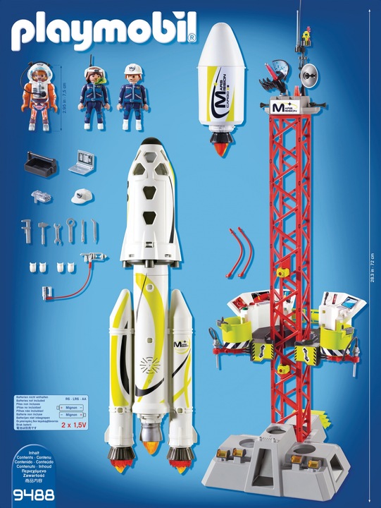 Produktbild Playmobil Mars-Rakete mit Startrampe (9488, Playmobil Space)